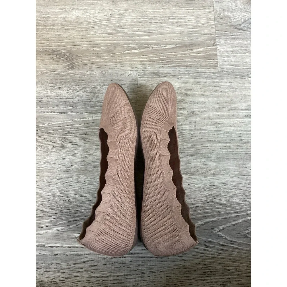 Skechers Cleo 2.0 Love Spell Ballet Flats Stretch 158343 Brown Women's Size 11